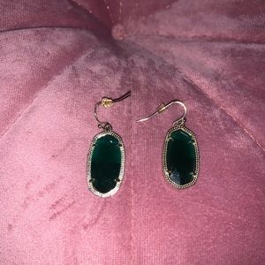 Kendra Scott emerald earrings